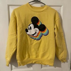 Mickey & Co Disney Colorful Mickey Head Sweater